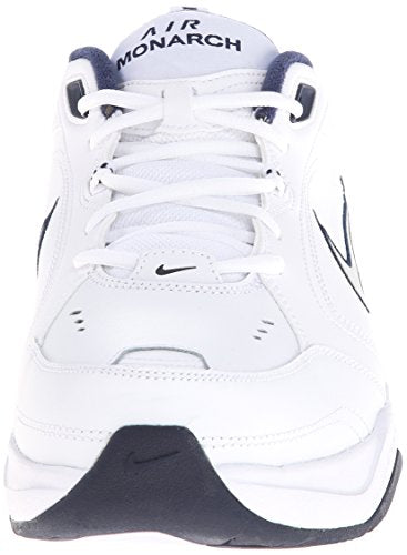 Nike Air Monarch IV-415445-102 Zapatillas de Deporte para Hombre, Color White/Metallic Silver, 10
